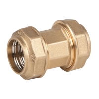 Straight coupling connector, F-F