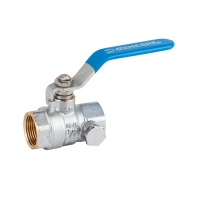 Ball valve (full flow) PN 25, f-f, with hole