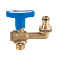 Vertical hydrant ball valve PN 25