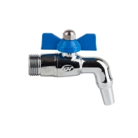 Barrel ball valve PN 16, with butterfly handle