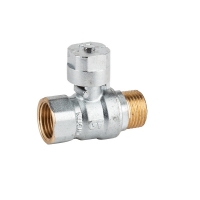 Square handle ball valve M-F (full flow) PN 25