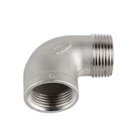 Stainless steel fittings: Elbow 90º M-F, NPT thread