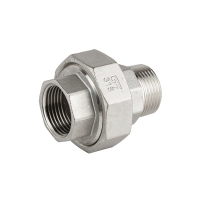 Stainless steel fittings: Union 3 pieces M-F